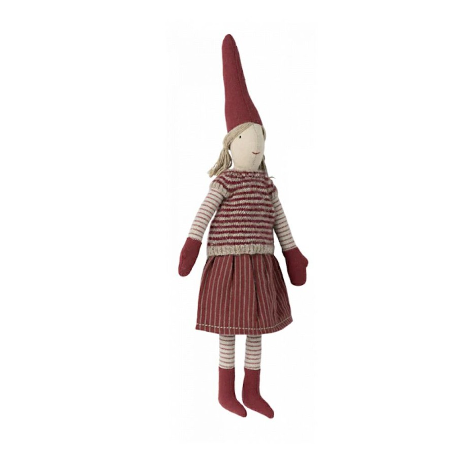 Maileg Maileg Mini Nisse | Raitapuserotytto | 2022 | Joulukauppa