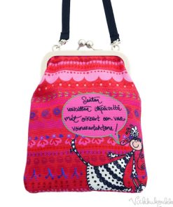 Väsky Vasky Olkalaukku | Raitapylpyra | Pinkki | Laukut Ja Pussukat Vasky