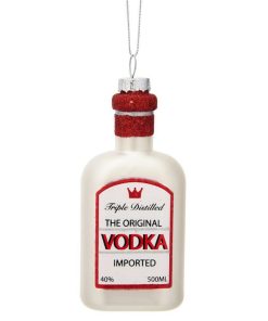 Sass & Bellen joulu Sass & Belle Lasinen Joulukuusenkoriste "Vodka" | Joulukauppa