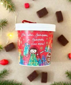 Herkut Fudge | Mie Uskon Joulupukkii | Suklaa | Joulukauppa Lahjoja Pikkubudjetilla