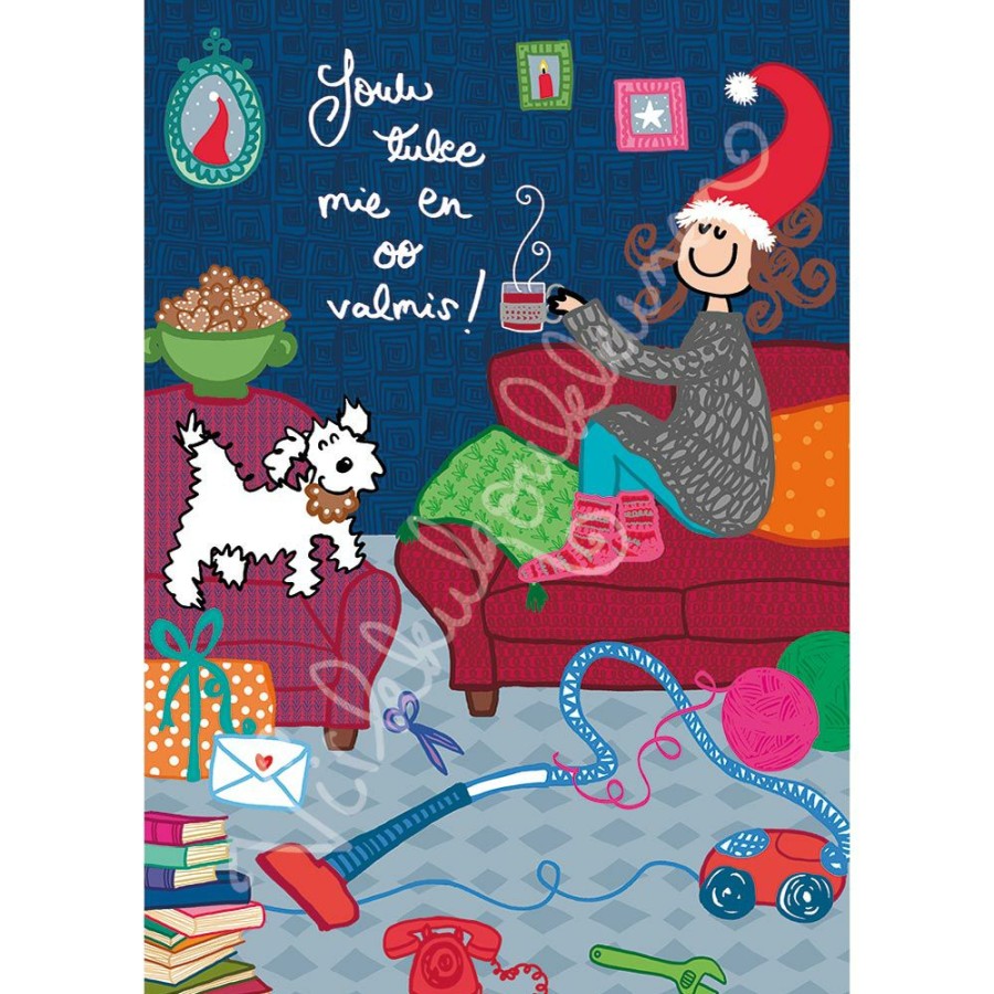 Postikortit Joulukortti | Joulu Tulee Mie En Oo Valmis | Joulukauppa