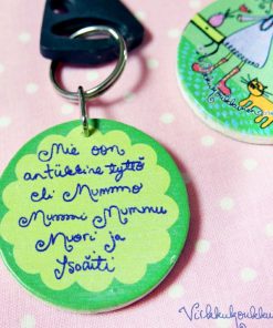 Avaimenperät Avaimenpera | Antiikkine Tytto Eli Mummo | Paperitarvikkeet