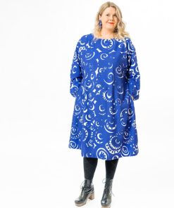 Kaikki vaatteet ja asusteet Luottoleninki Mekko | Pyorre | Sininen | Vaatteet