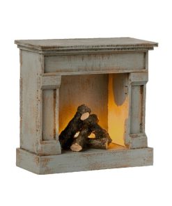 Maileg Maileg Miniatyyri | Takka | Vanha Sininen | Joulukauppa Lapsille