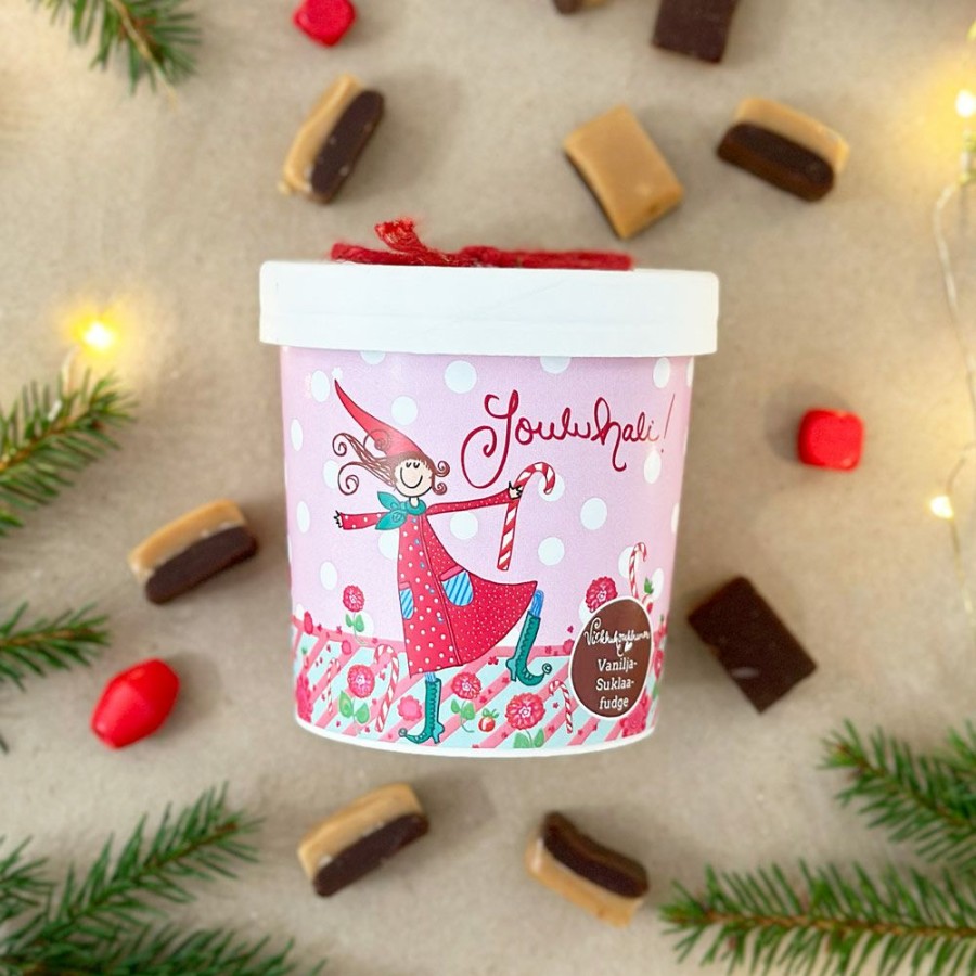 Herkut Fudge | Jouluhali | Vanilja-Suklaa | Joulukauppa Lahjoja Pikkubudjetilla
